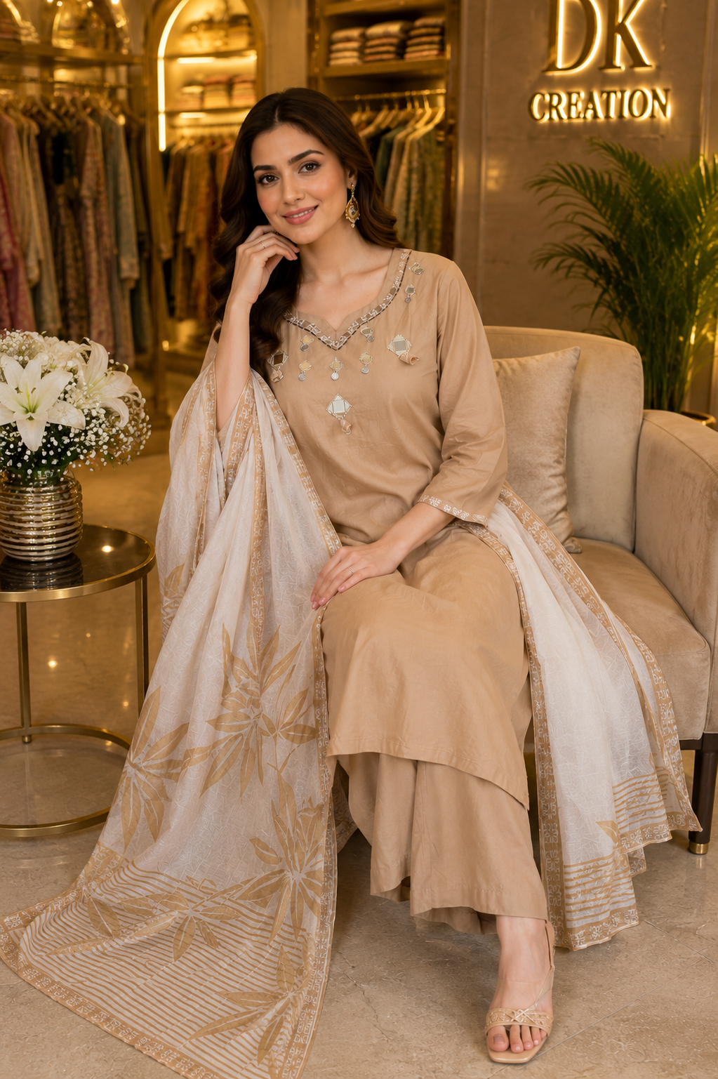 Pure Cotton Office/Daily Wear Suit