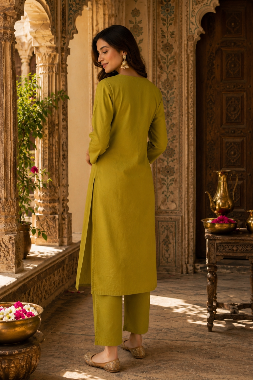 Pure Cotton Kurti Pant Set