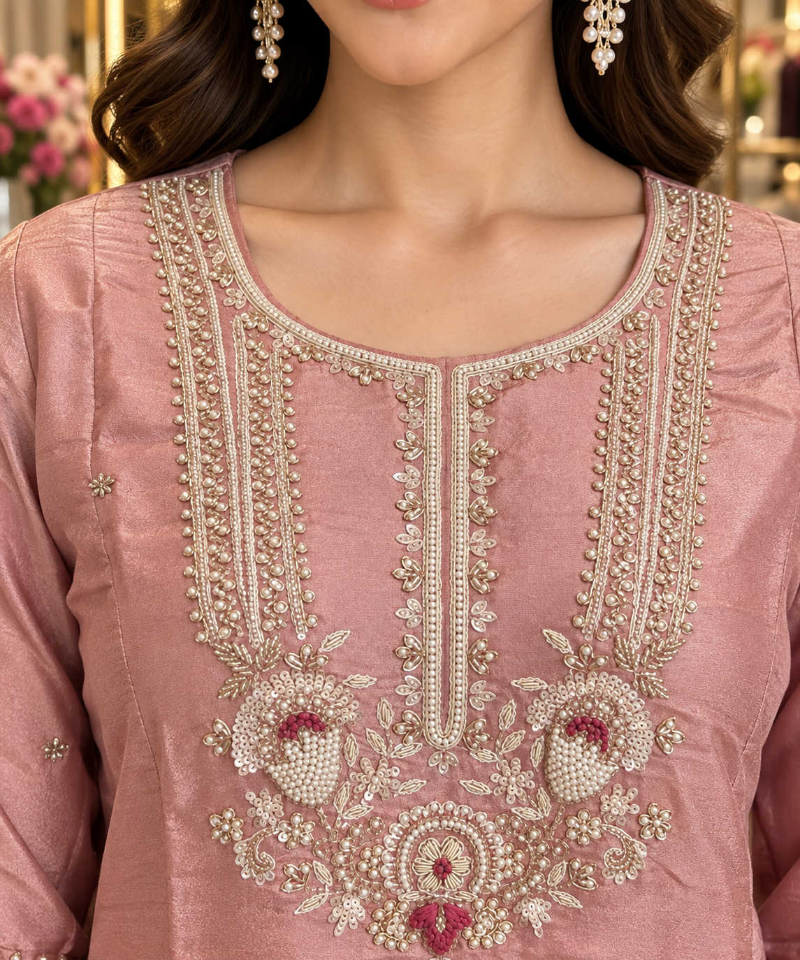Festival Wear Hadnwork Plazzo Set
