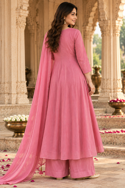 Festival Wear Mul Chanderi Suit