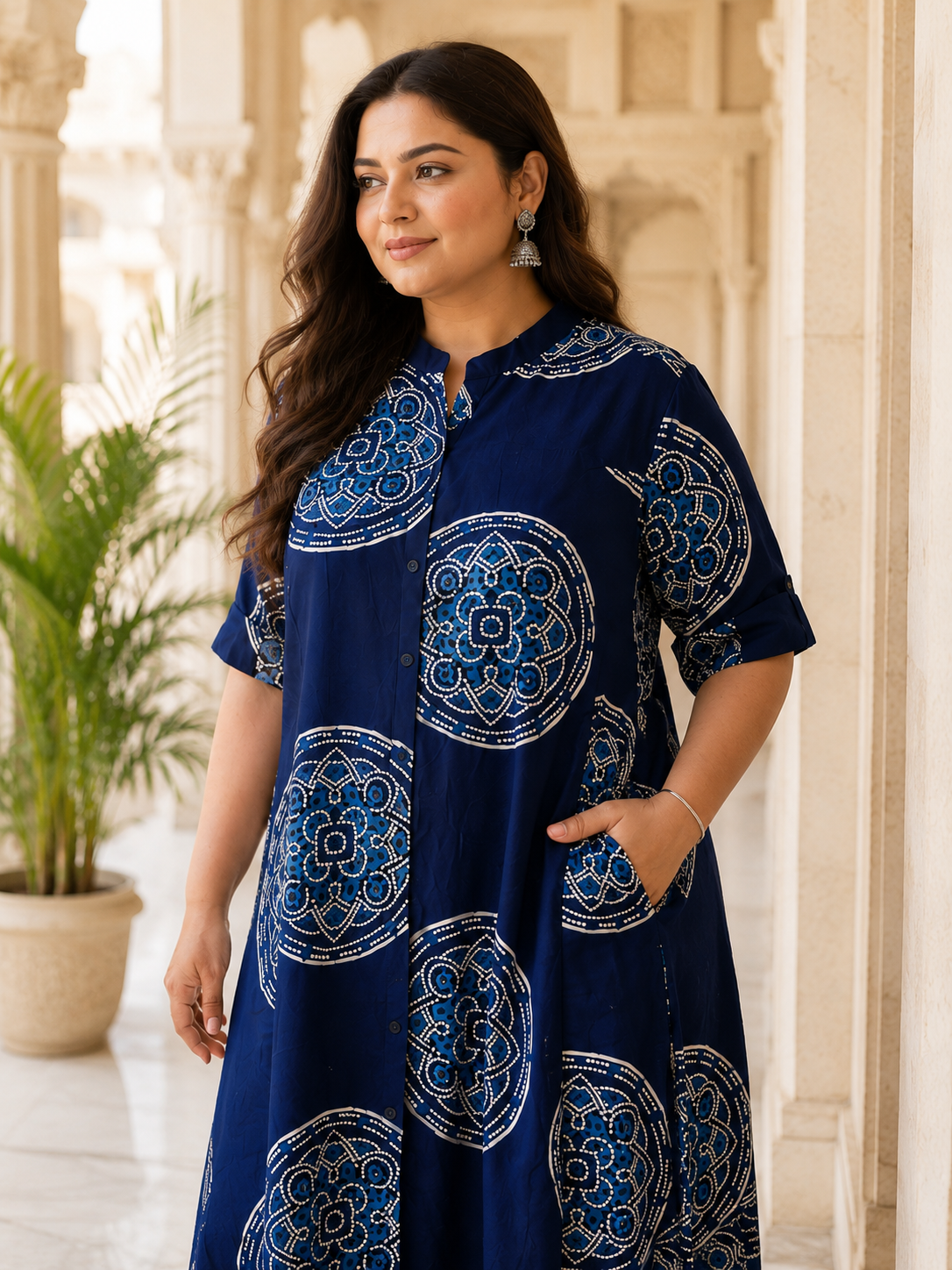 Pure Cotton Kurti Plazzo Set