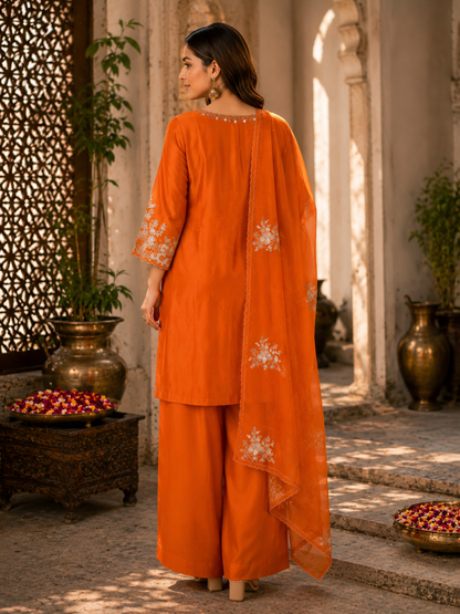 Pure Russian Silk Suit