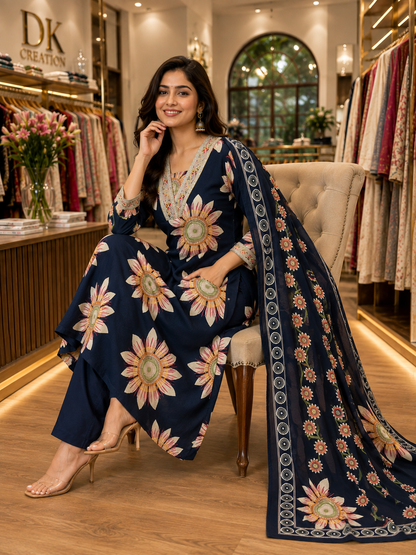 Pure cotton daily wear suit
