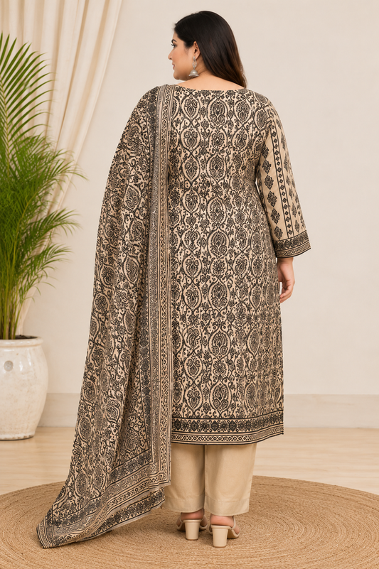 Pure Crepe Suit BIG SIZE