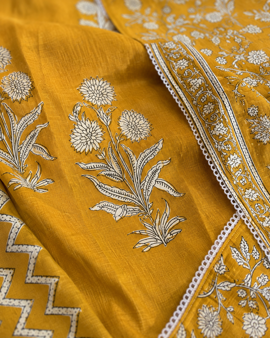 Pure Mul Cotton Office Wear Suit