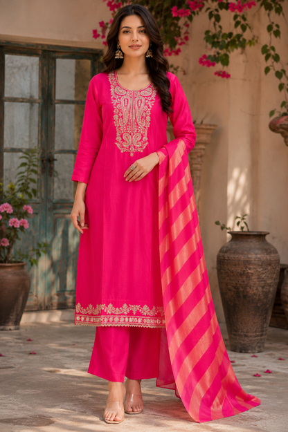 Pure Silk Suit