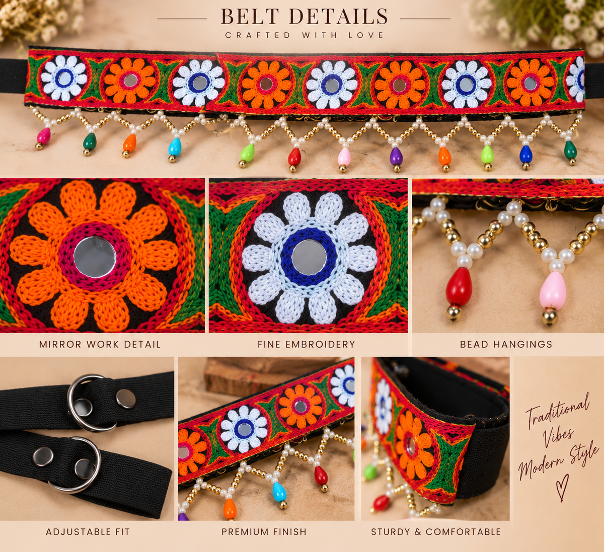 Single Waist Belt For Navratri