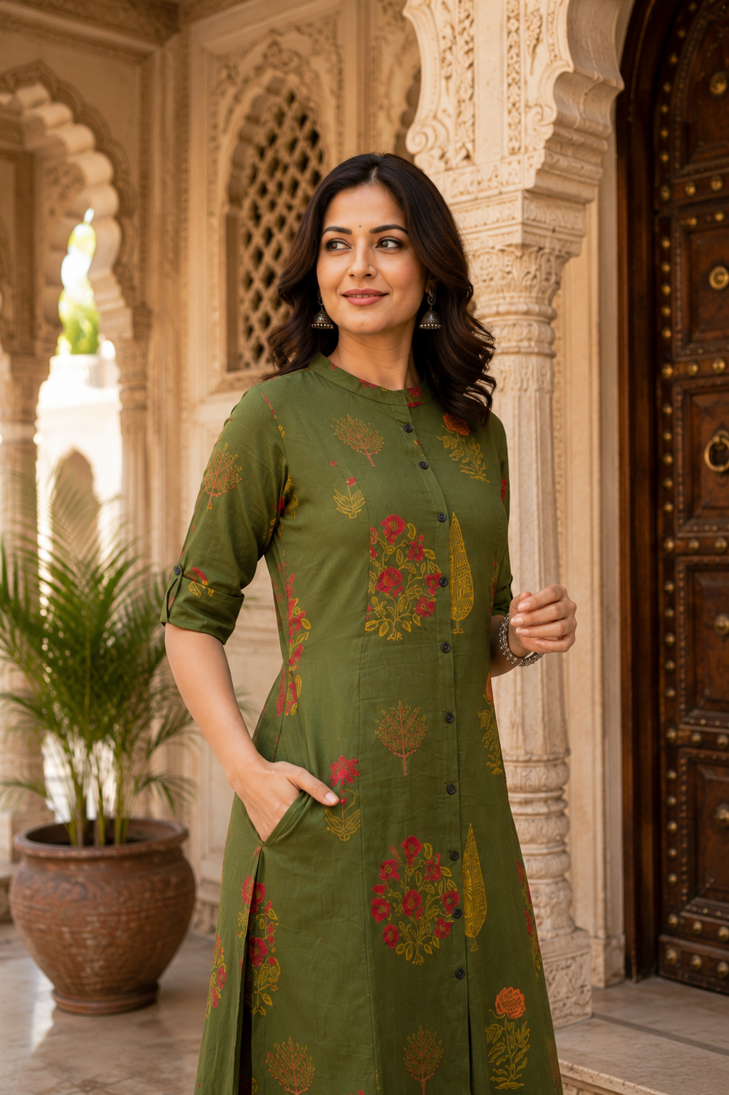 Pure Cotton Kurti with Plazzo