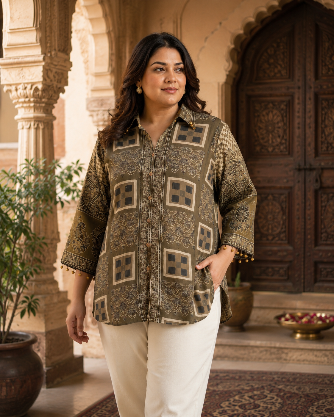 Pure Crape Shirts Big Size