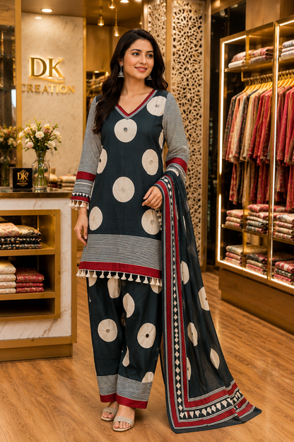 Pure Mul Cotton Farsi Salwar Suit