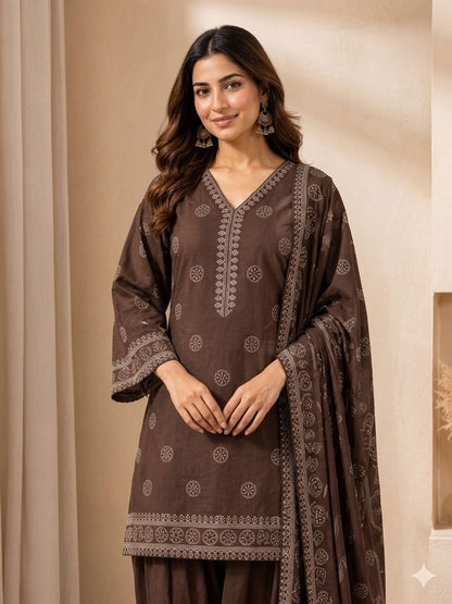 PURE COTTON PATILAYA SET