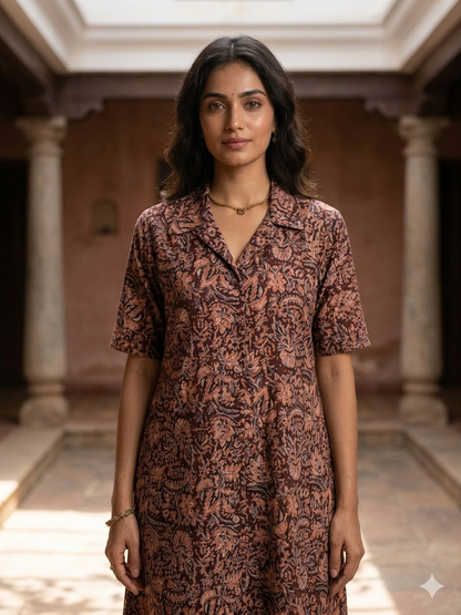 Pure Kalamkari One-Piece