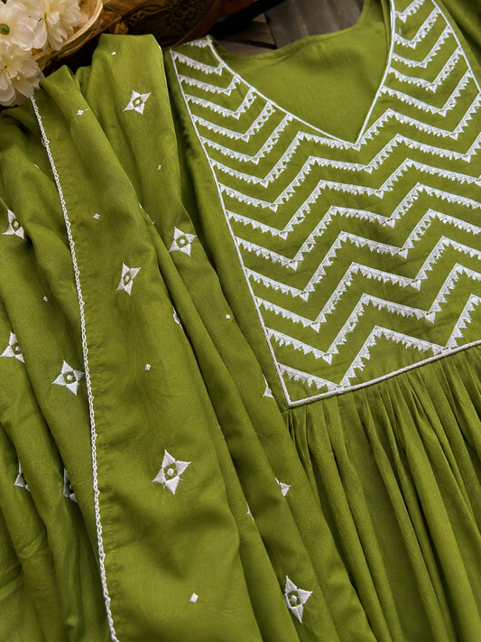 Pure Cotton Dupatta Set