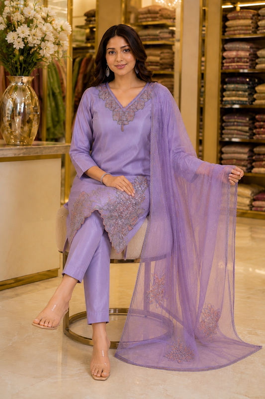 Semi-Party Wear Suit