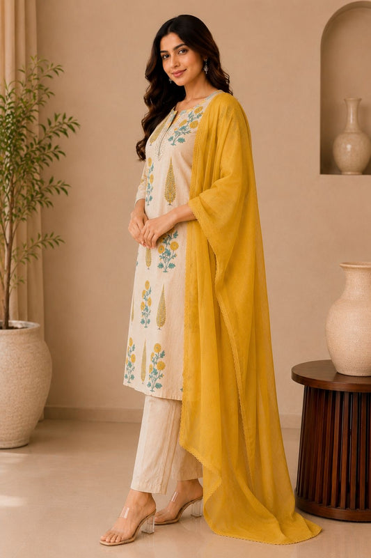 Khadi Linen Suit