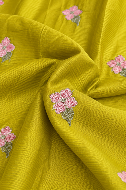 Mul Chanderi Semi Festival Suit