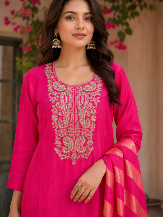 Pure Silk Suit