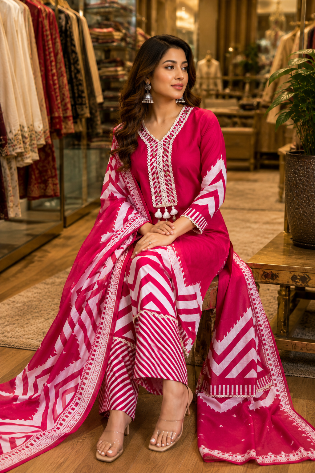 Pure Cotton Suit
