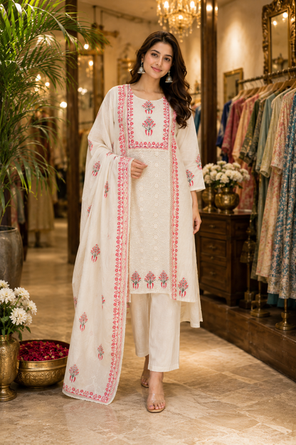 Pure Cotton Suit