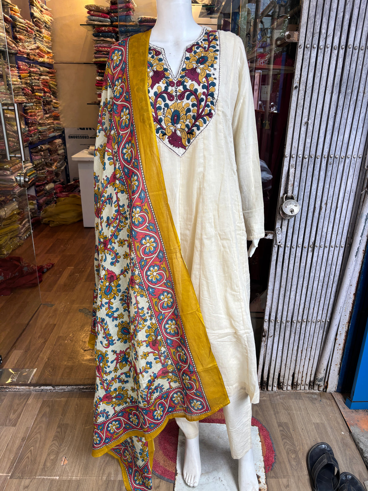 Pure Mul Cotton Anarkali Suit