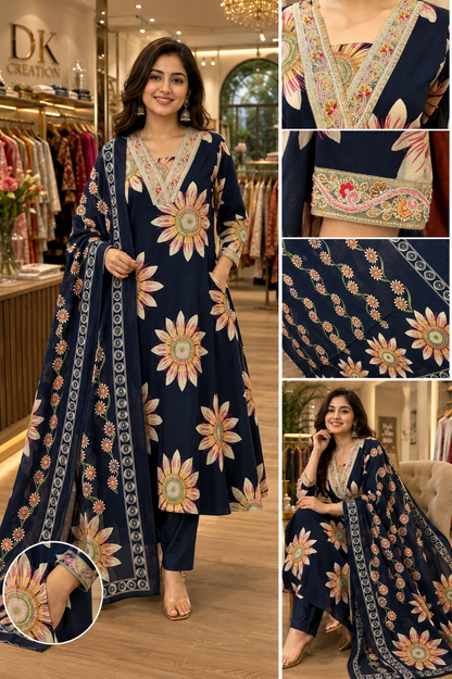 Pure cotton daily wear suit