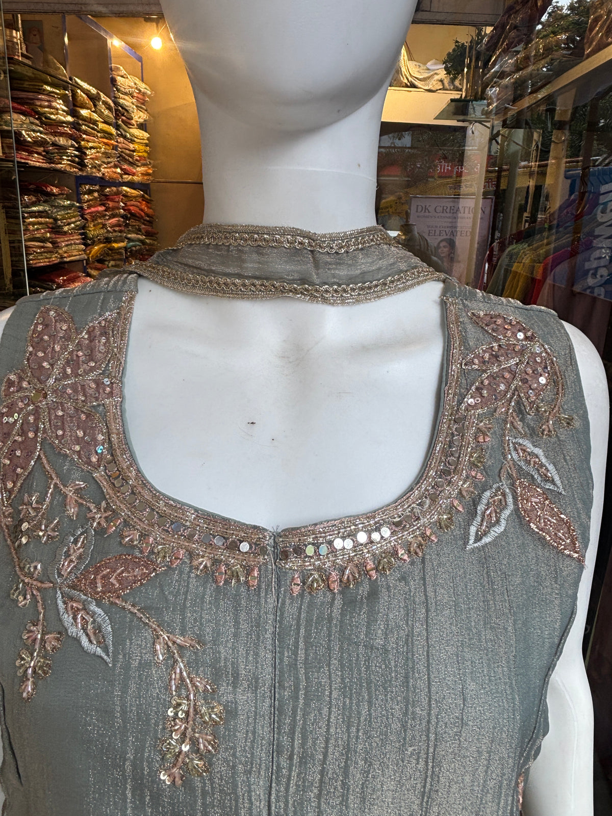 Festival Wear Salsa Fabric 3Pc Suit