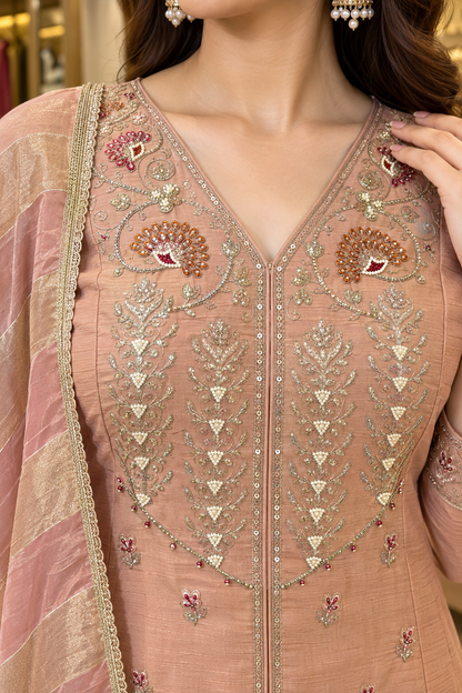 Shimmer Indo-West Festival Wear Suit Set
