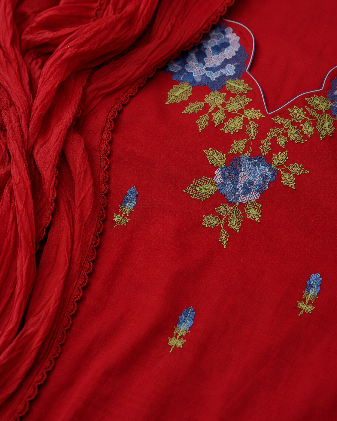 Pure Cotton Dupatta Set BIG SIZE