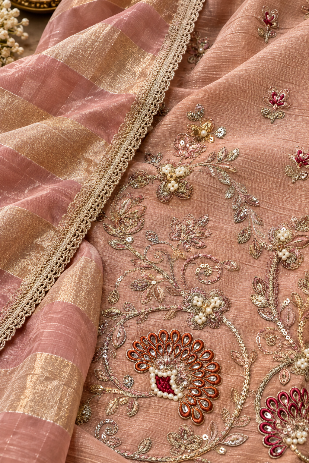 Shimmer Indo-West Festival Wear Suit Set