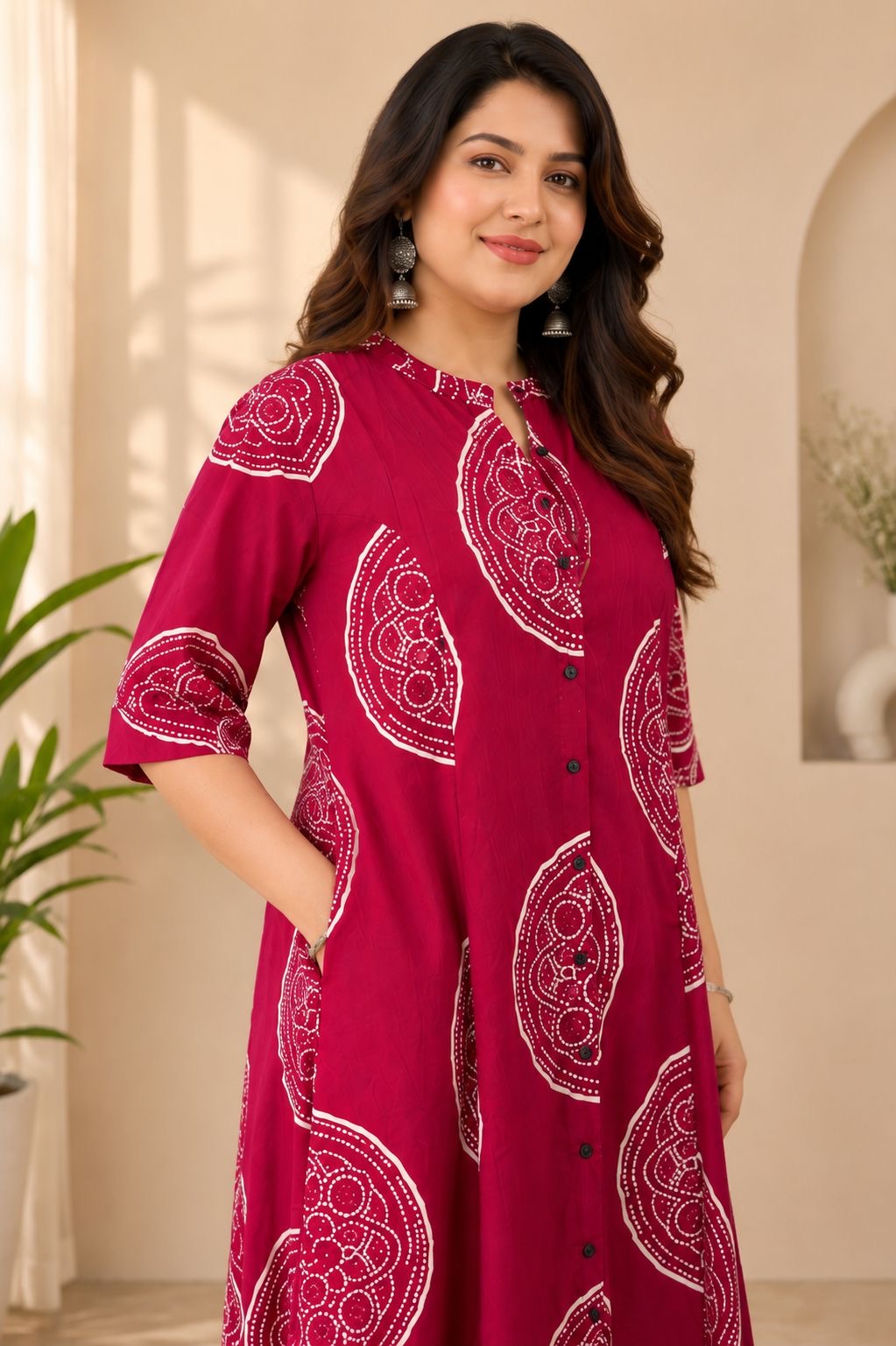 Pure Cotton Kurti Plazzo Set