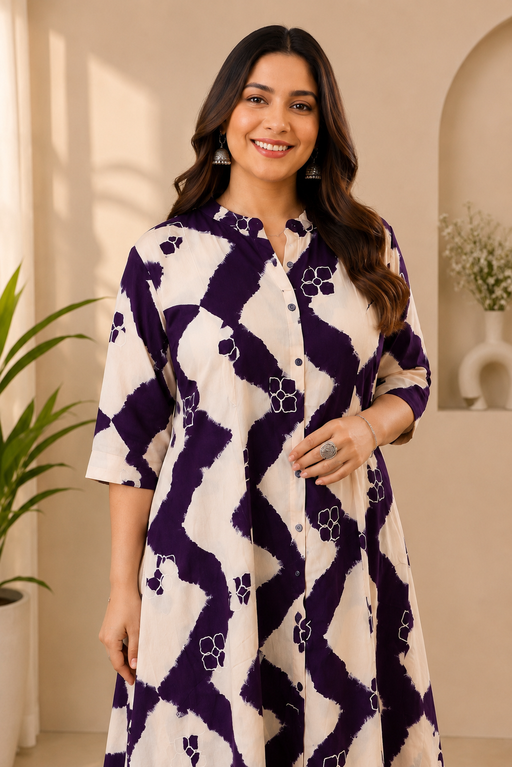 Pure Cotton Kurti Plazzo