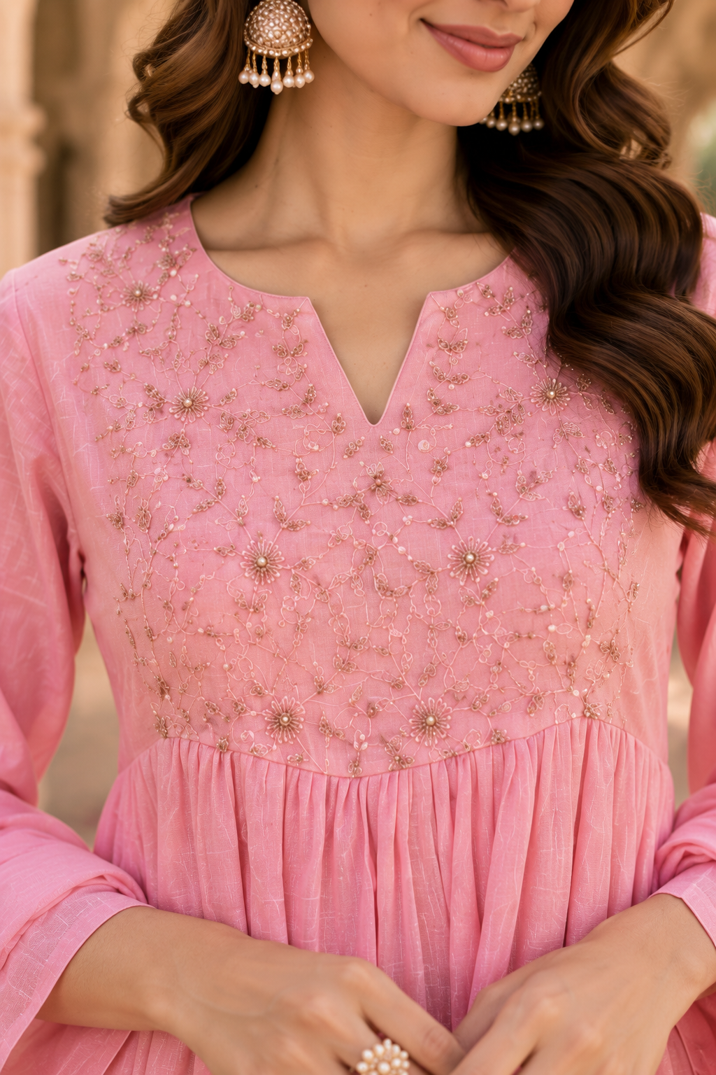 Festival Wear Premium Mul Chanderi Suit