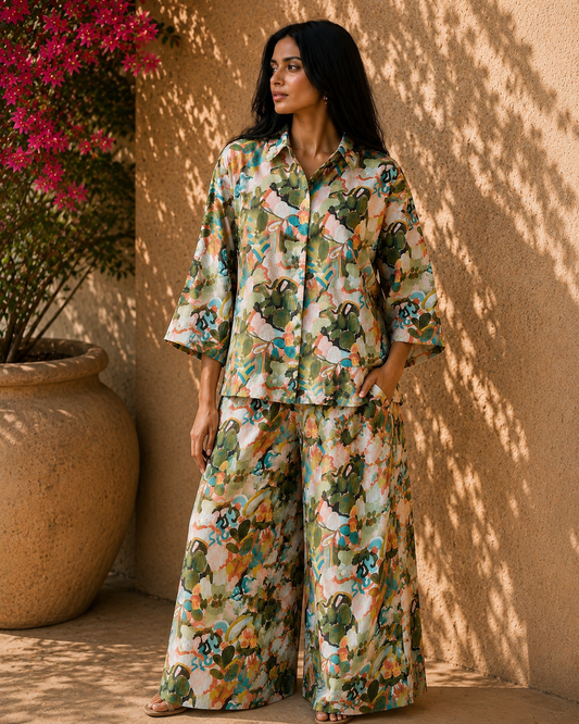Pure Cotton Co-ord Set