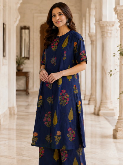 Pure Cotton Kurti with Plazzo