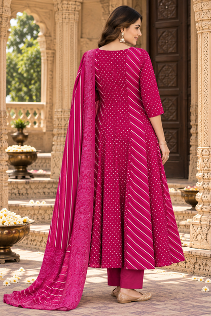 Pure Mul Cotton Jaipuri Suit