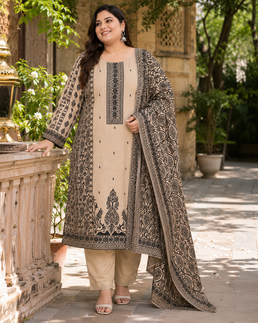 Pure Crepe Suit BIG SIZE
