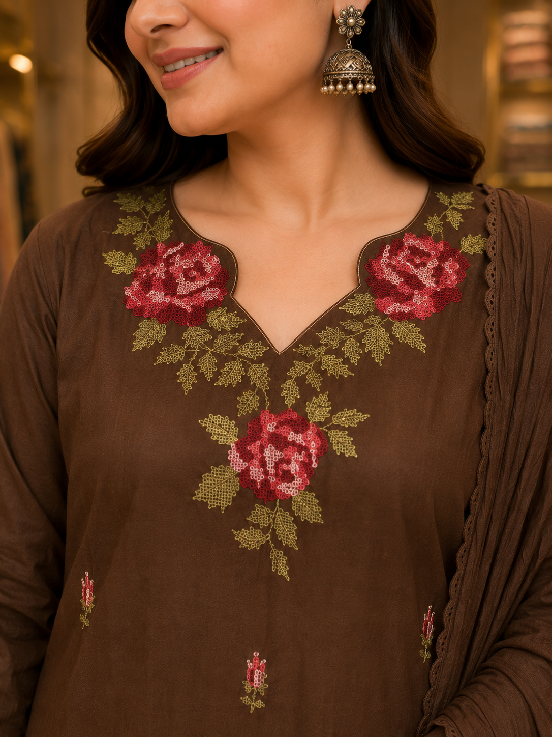 Pure Cotton Dupatta Set BIG SIZE