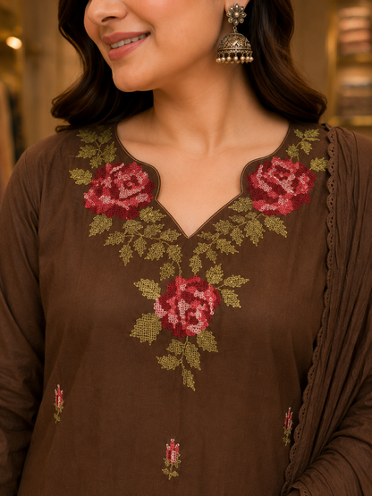 Pure Cotton Dupatta Set BIG SIZE