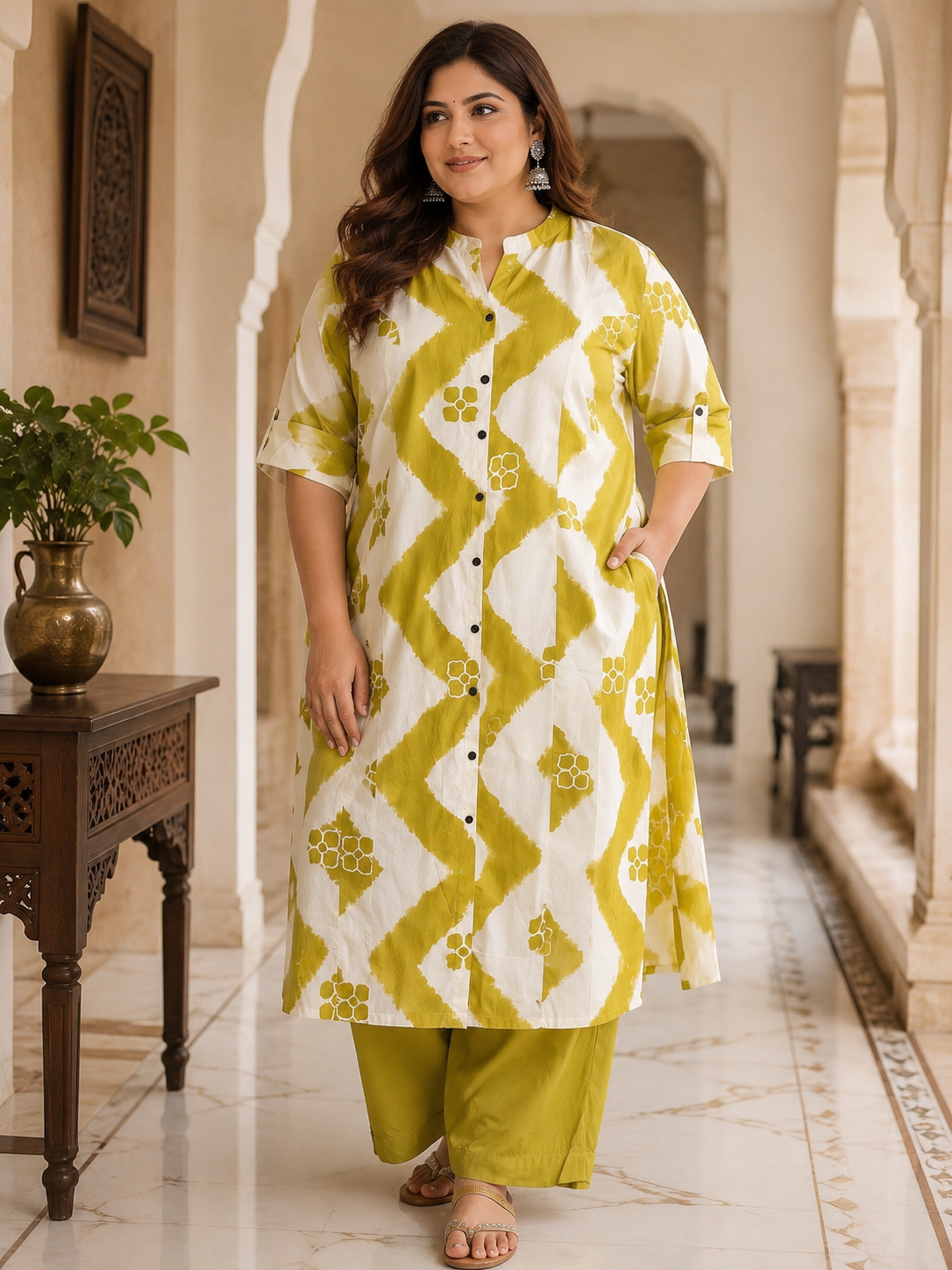 Pure Cotton Kurti Plazzo
