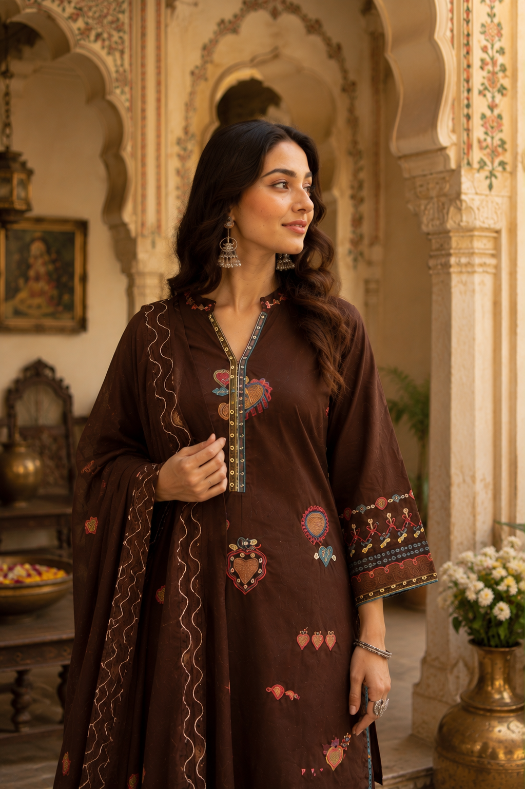 Pure Cotton Plazzo Set