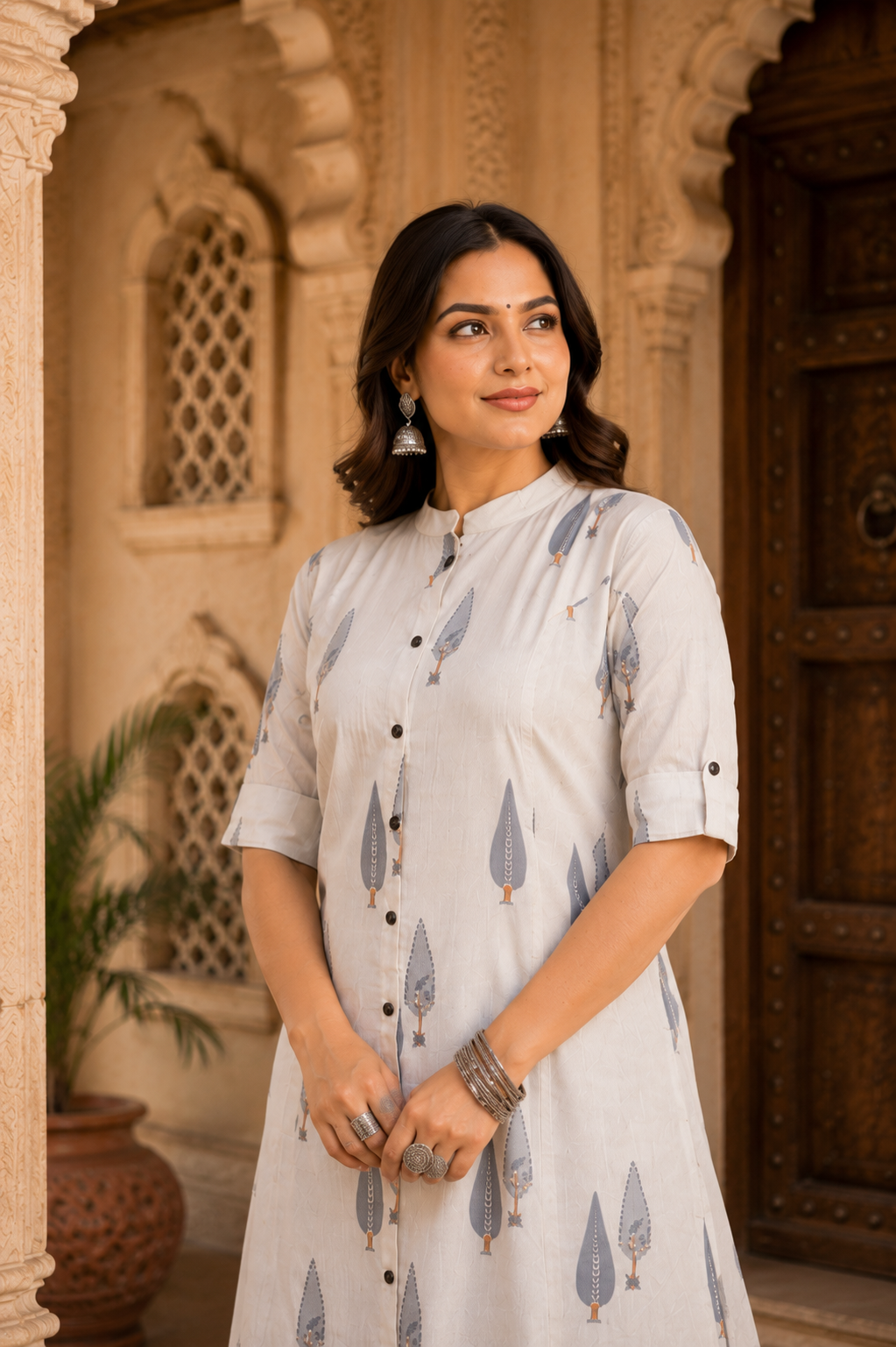 Pure Cotton Kurti with Plazzo