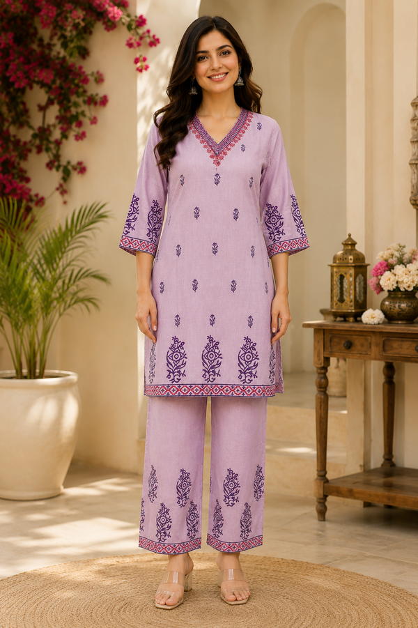 PURE COTTON CO-ORD SET