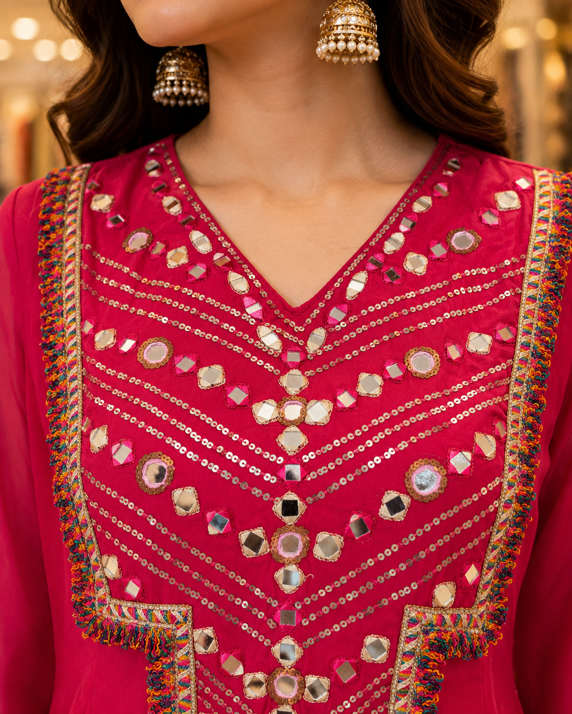 PURE MUL COTTON ANARKALI SUIT