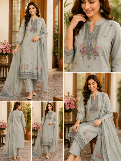 Premium Linen Cotton Suit