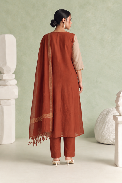Festival Wear Mul Chanderi Suit