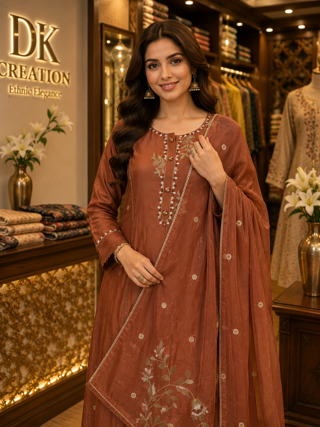 PURE MUL CHANDERI SUIT RAKSHABANDHAN SPECIAL
