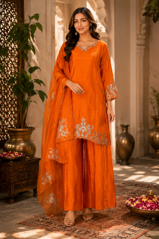 Pure Russian Silk Suit