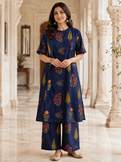 Pure Cotton Kurti with Plazzo