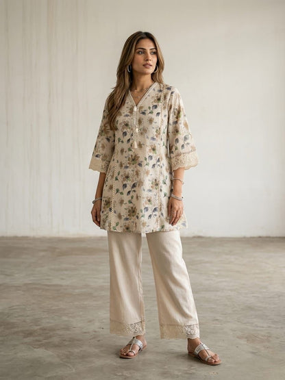 Pure Cotton Co-ord Set