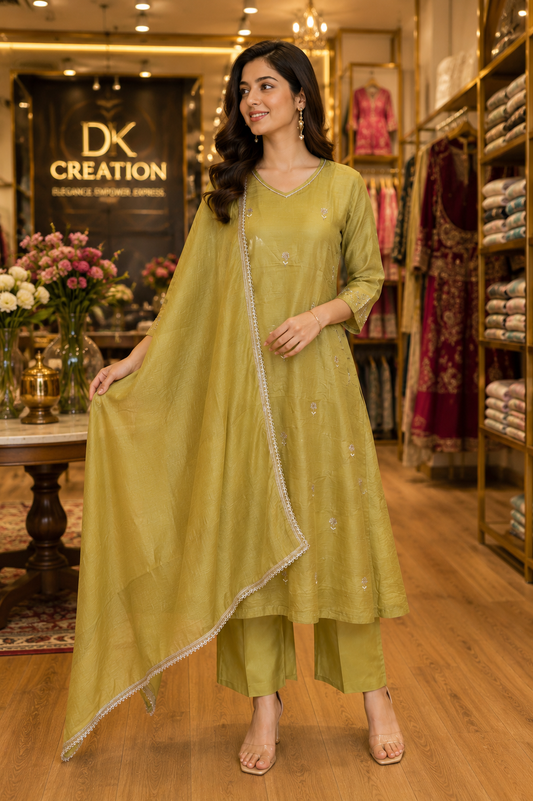 RakshaBandhan Special Mul Chanderi Suit